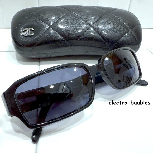 Chanel 5060B Black Swarovski Limited Edition Sunglasses - Picture 4 of 14